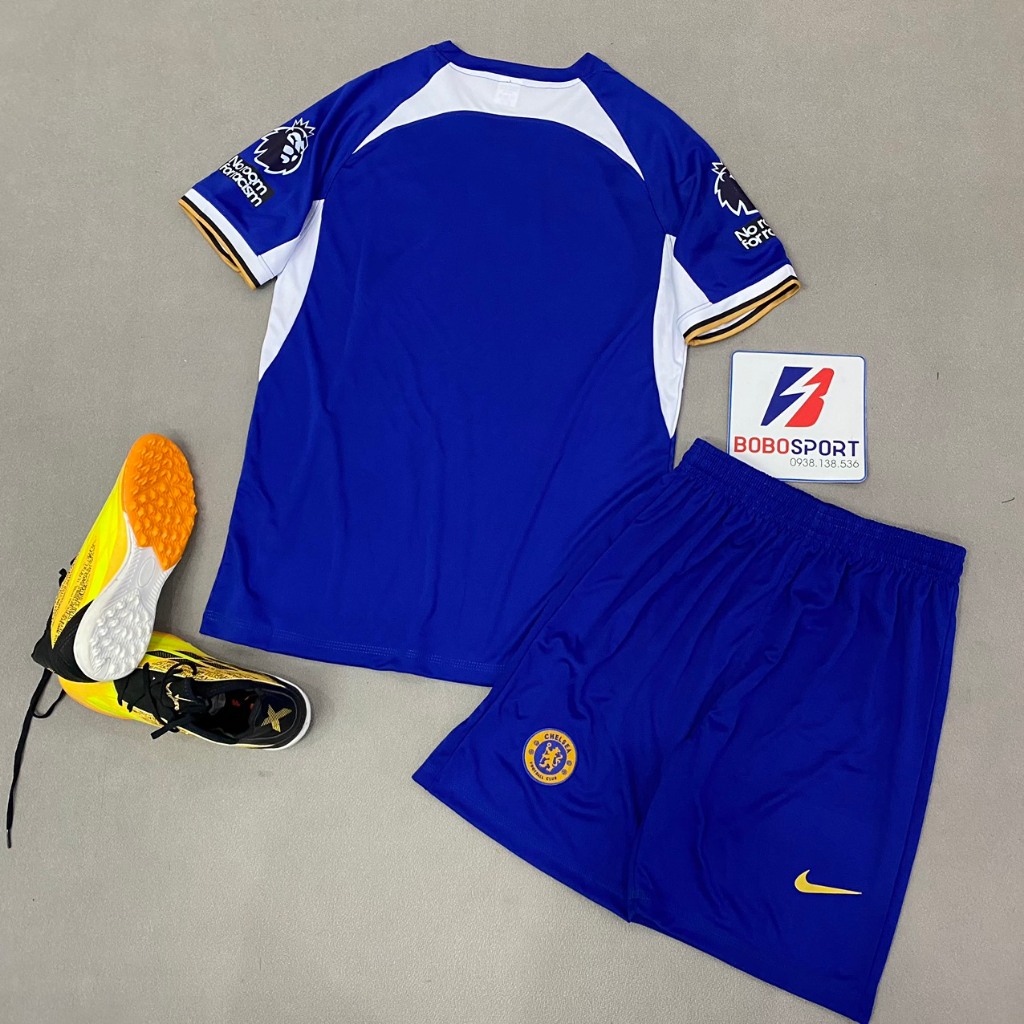 Bộ quần áo bóng đá Chelsea xanh sân nhà 2024-JP FLG Noroom EPL mới