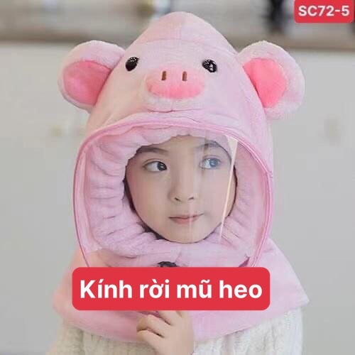 MẶT KÍNH Mica rời thay thế cho Mũ lông cừu trùm đầu, chống gió