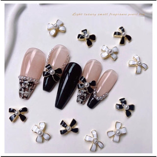 Charm nơ kim loại gắn móng Nail,phụ kiện làm móng