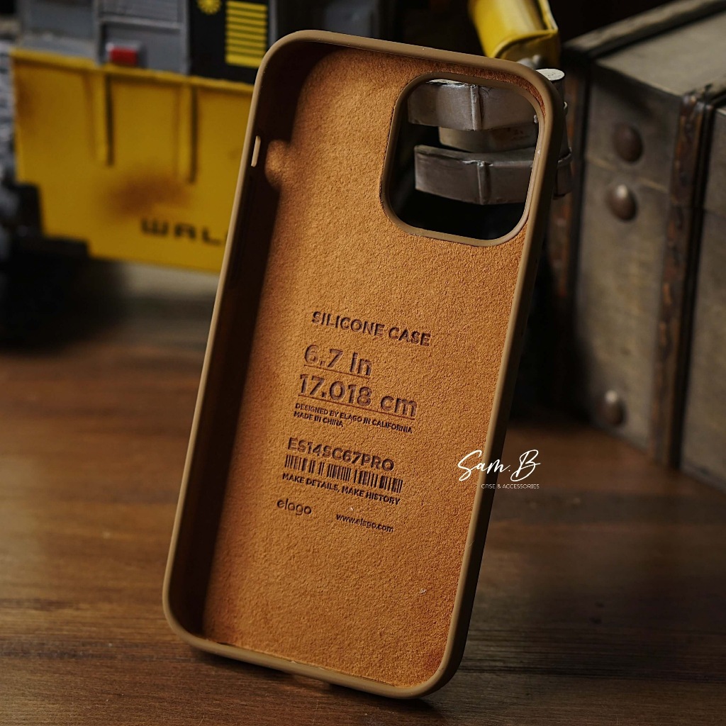 Ốp Lưng Elago Silicone Chống Bám Bẩn cho iPhone 15/ 15 Plus - Hàng Chính Hãng