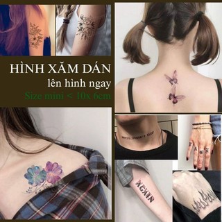 Hình xăm dán tatoo 1k, lên hình ngay