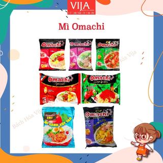 Gói mì tôm omachi lẩu riêu cua xốt bò hầm, sườn hầm, spaghetti, tôm chua cay
