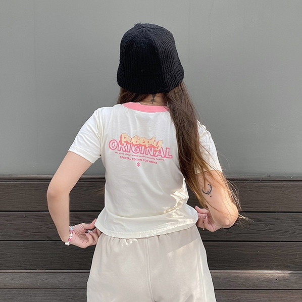 Áo thun baby tee Localbrand PUBERTY BIG HEART BABY TEE