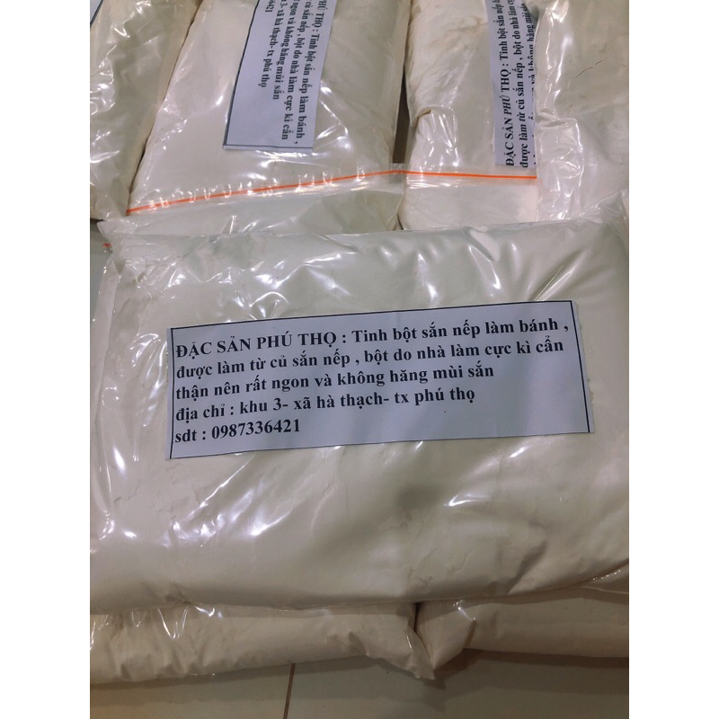 TINH BỘT SẮN NẾP LÀM BÁNH_ĐẶCSẢN PHÚ THỌ