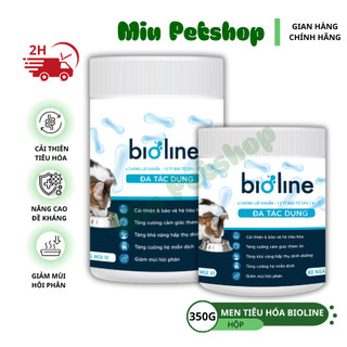 Men tiêu hóa, Men vi sinh cho chó mèo BIOLINE , Men vi sinh giúp tăng đề kháng, bệnh vặt, hôi phân