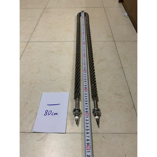 Điện trở sấy khô chữ u thanh nhiệt cánh tản đốt nóng 80cm-3000w-380v tính từ bích đến u uốn