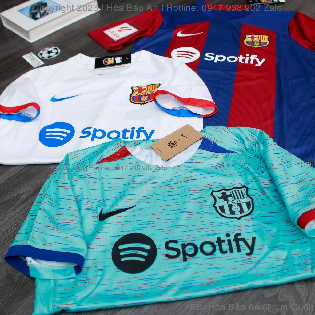 Áo Đấu Barca 2023/ Freeship/ Quần Áo Bóng Đá CLB Barcelona 2023 cao cấp