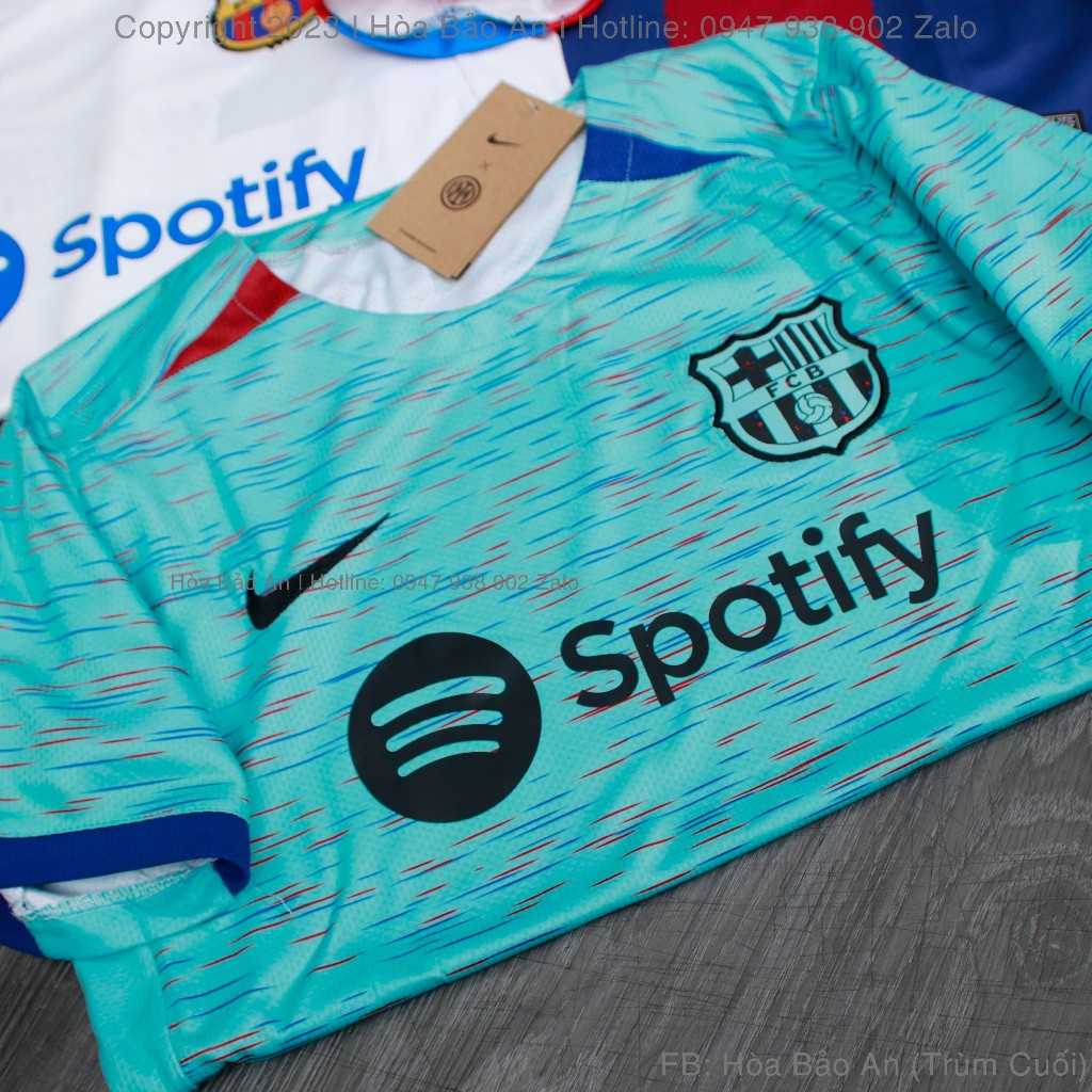 Áo Đấu Barca 2023/ Freeship/ Quần Áo Bóng Đá CLB Barcelona 2023 cao cấp