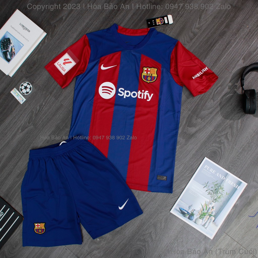 Áo Đấu Barca 2023/ Freeship/ Quần Áo Bóng Đá CLB Barcelona 2023 cao cấp