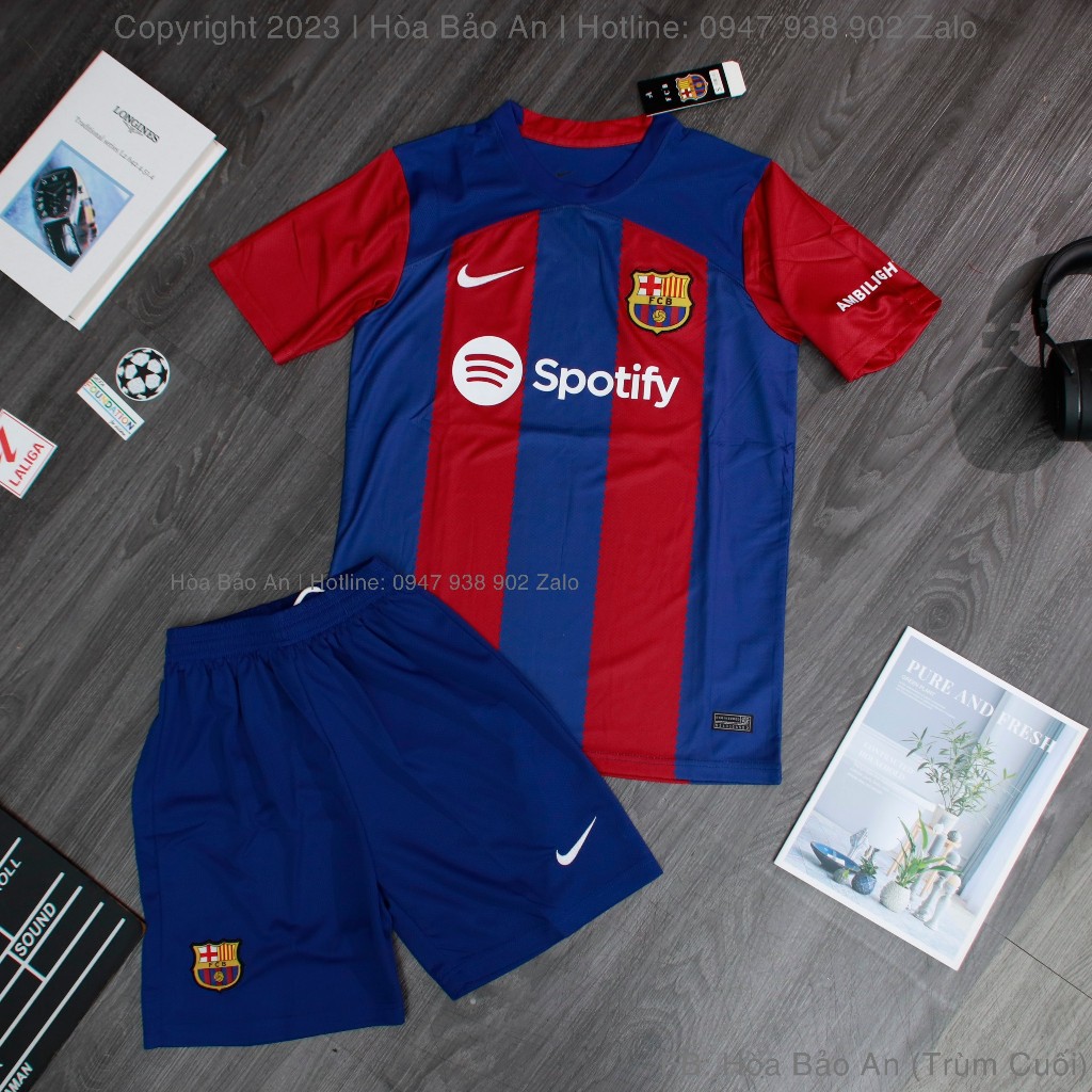 Áo Đấu Barca 2023/ Freeship/ Quần Áo Bóng Đá CLB Barcelona 2023 cao cấp