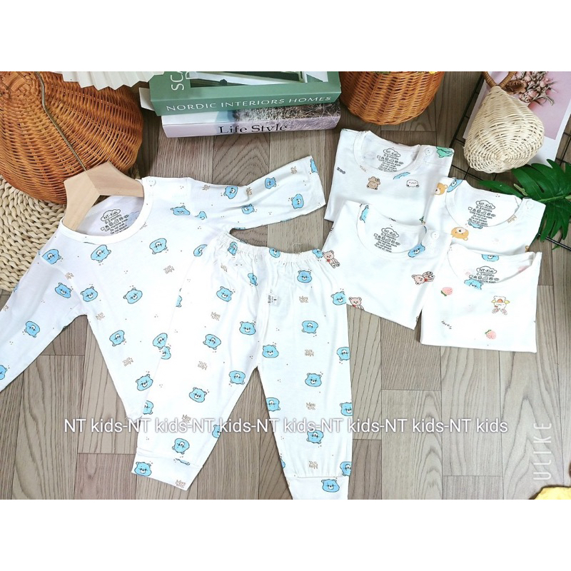 NT-KIDS - ĐỒ CHO TRẺ SƠ SINH (TAY VÀ QUẦN DÀI, NÚT VAI)