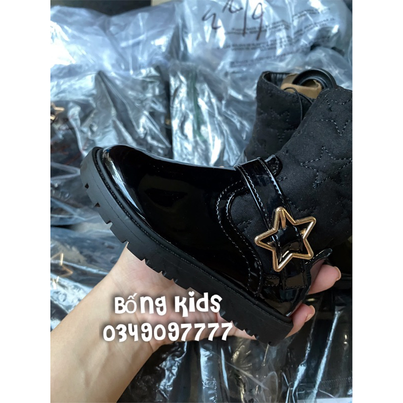 Bốt Bé Gái Ngôi Sao Da Bóng Đen PR