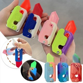 Dao cà rốt trọng lực in 3d, đồ chơi kéo dài hình cà rốt, đồ chơi dao vô tri - đồ chơi truyền thống