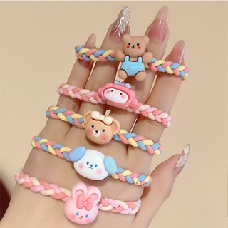 Dây buộc tóc hình con vật siêu cute phong cách genzz, co giãn tốt