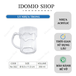 Ly Nhựa Trong Acrylic Nhiều Size