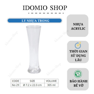 Ly Nhựa Sinh Tố ,Nước Ép - Nhựa Acrylic Cao Cấp -No29