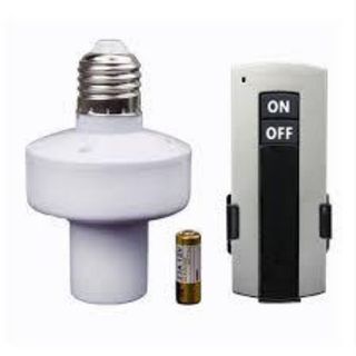 Đui đèn điều khiển từ xa E27 bằng sóng RF Xuyên tường
