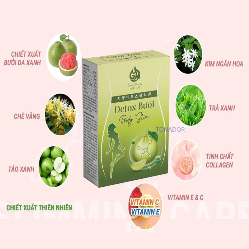 Detox bưởi Body Slim - Giảm cân nhanh, hiệu quả