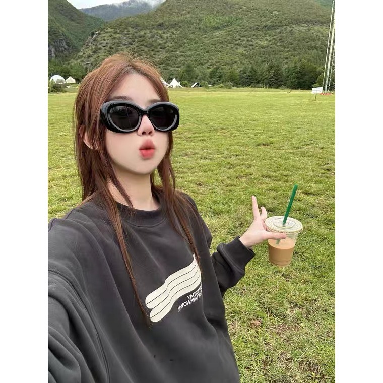 Áo Sweater Nam Nữ Trơn Form Rộng Nỉ Bông Cotton Unisex, Áo Khoác Hoodie Basic Tee Oversize Trend Đông 2023 - LineStroke