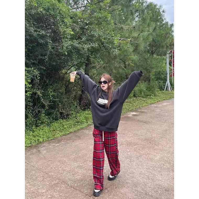 Áo Sweater Nam Nữ Trơn Form Rộng Nỉ Bông Cotton Unisex, Áo Khoác Hoodie Basic Tee Oversize Trend Đông 2023 - LineStroke