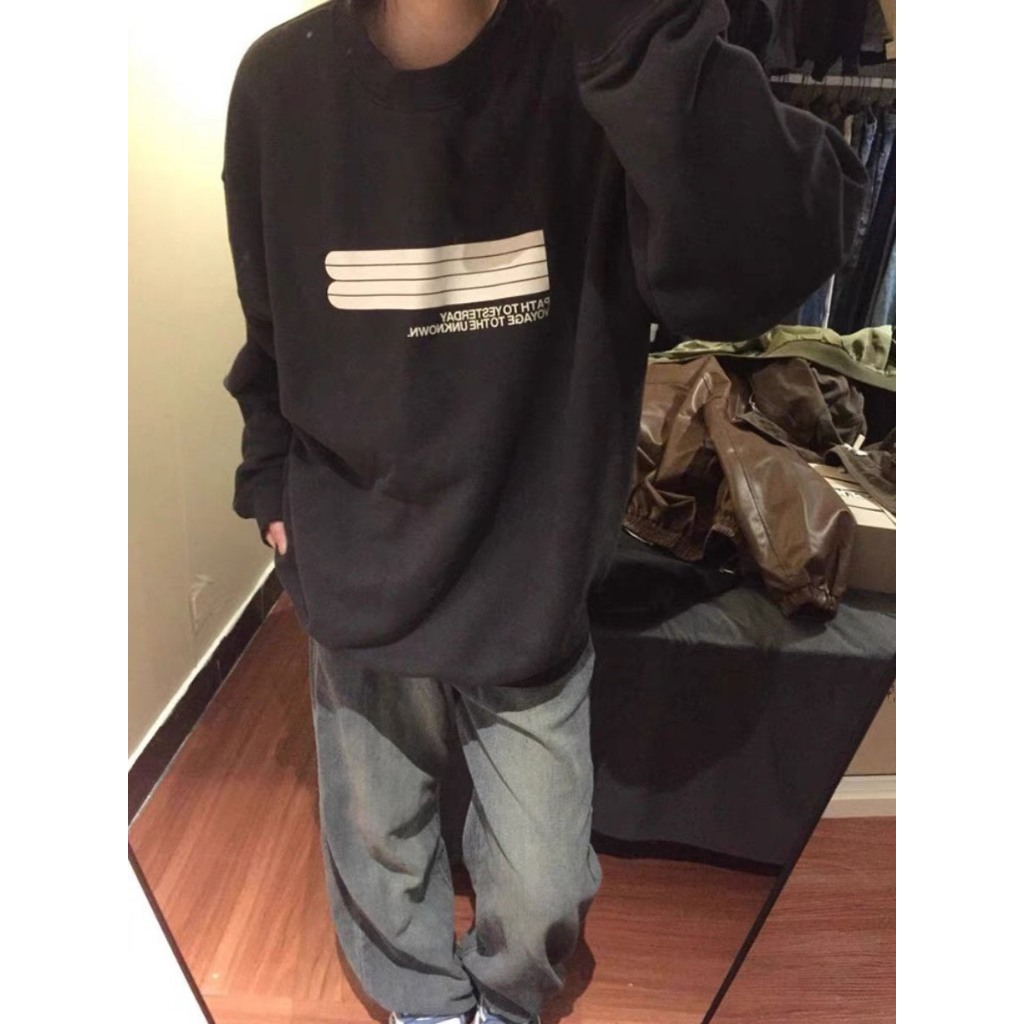 Áo Sweater Nam Nữ Trơn Form Rộng Nỉ Bông Cotton Unisex, Áo Khoác Hoodie Basic Tee Oversize Trend Đông 2023 - LineStroke