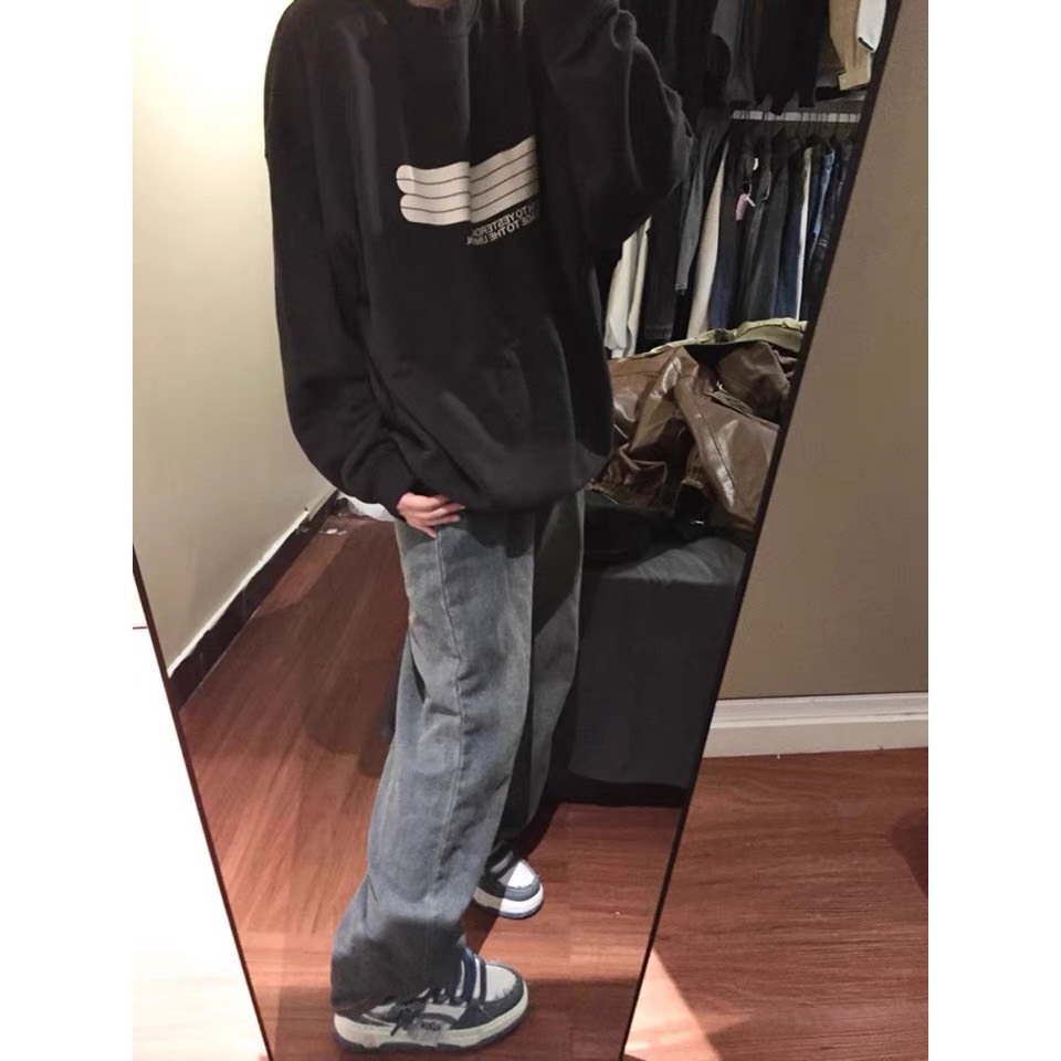 Áo Sweater Nam Nữ Trơn Form Rộng Nỉ Bông Cotton Unisex, Áo Khoác Hoodie Basic Tee Oversize Trend Đông 2023 - LineStroke