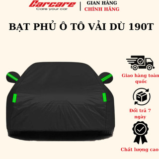 Bạt phủ ô tô vải dù 190T siêu bền chống bụi bẩn - chống mưa - giảm nắng nóng