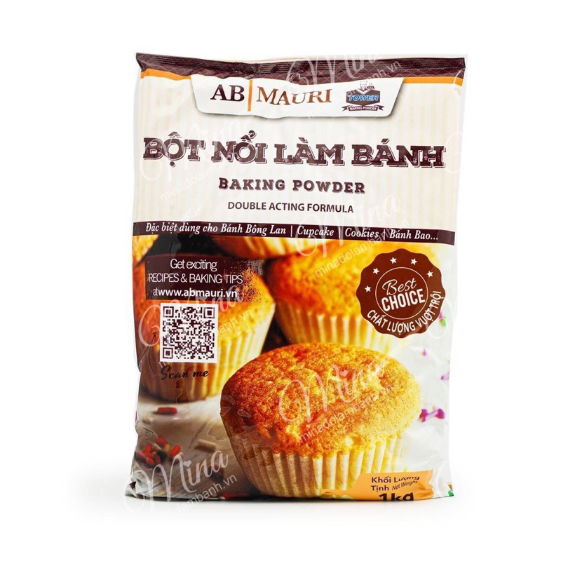Bột Nở (BakingPowder) AB Mauri 1kg (bao bì mới)