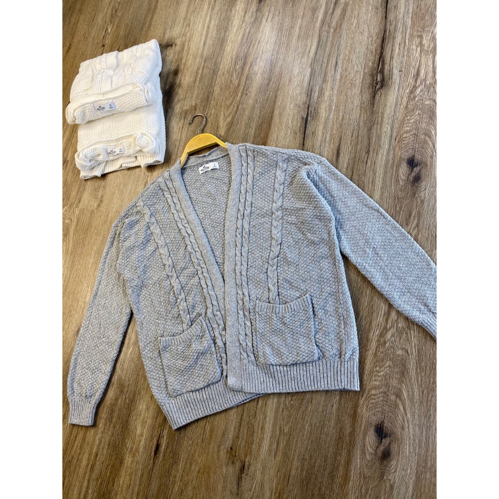 Áo Len Cardigan Hollister dư chính hãng