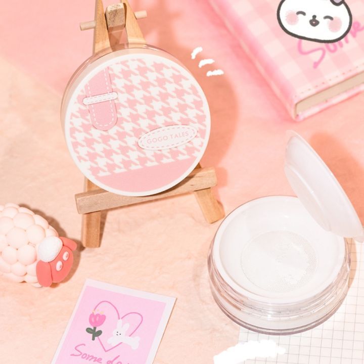 Phấn phủ bột kiềm dầu GOGO TALES Mist Light And Transparent Loose Powder Oil Control Makeup Air Gogotales GT370