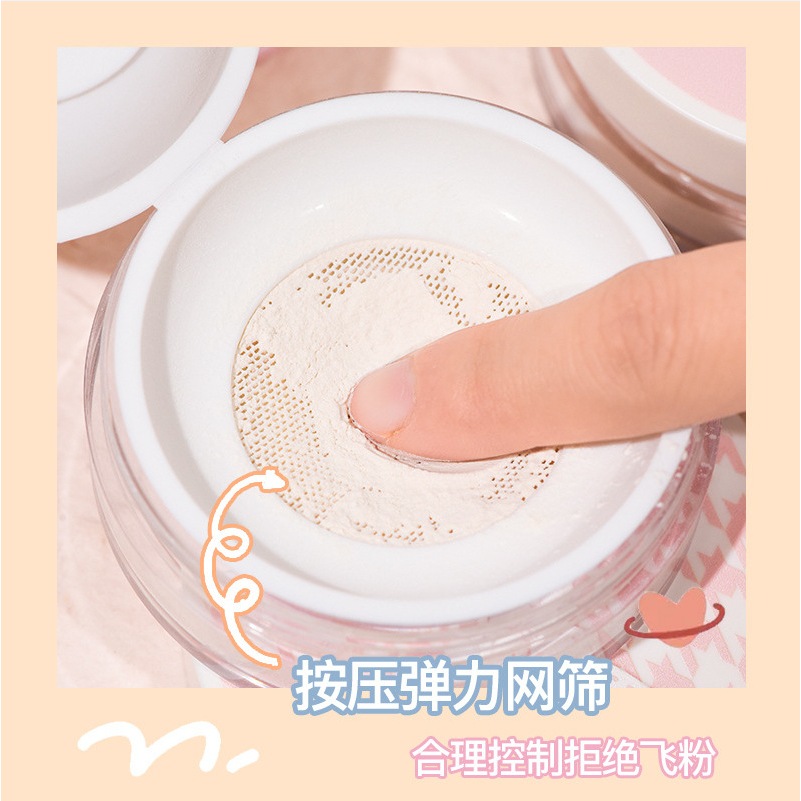 Phấn phủ bột kiềm dầu GOGO TALES Mist Light And Transparent Loose Powder Oil Control Makeup Air Gogotales GT370