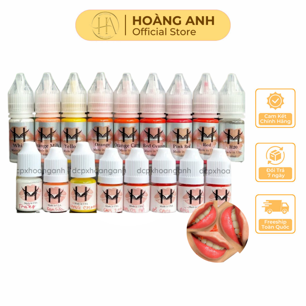 Mực Phun Xăm Bong Đậm Màu Tươi Hoa Tít Hoa Đào