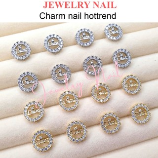 Charm logo thương hiệu cao cấp charm thương hiệu charm nail gắn móng đính móng trang trí móng Jewelry_1