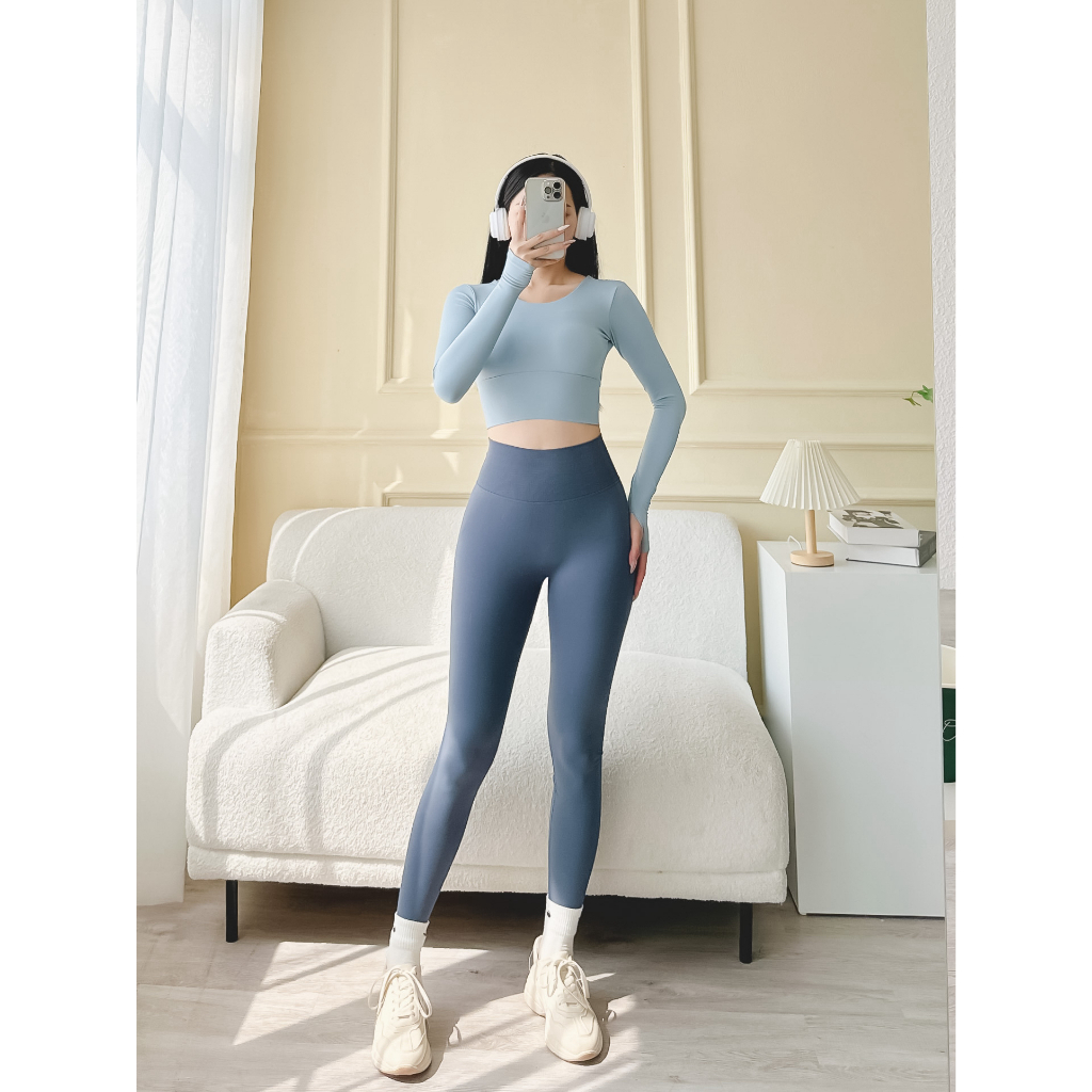 Set Tập Gym Nữ Dài Tay - Chất Liệu Cao Cấp SmoothFitVN 430-0041 Co Dãn 4 Chiều - Tập Gym, Yoga, Pilates, Aerobic, Zumba