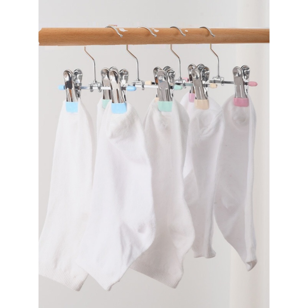 Móc kẹp đôi đa năng, móc treo đôi tất, đôi gang tay, đôi ủng chất liệu thép không gỉ