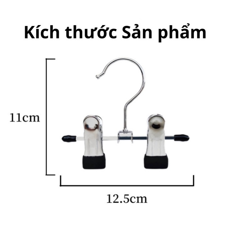 Móc kẹp đôi đa năng, móc treo đôi tất, đôi gang tay, đôi ủng chất liệu thép không gỉ