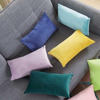 Gối tựa lưng, gối tựa sofa chữ nhật 55cmx39cm vải nhung mượt, gối ôm gối trang trí decor nhà cửa, phòng trà, cafe