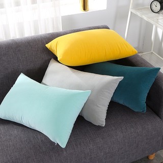 Gối tựa lưng, gối sofa chữ nhật 55cmx39cm vải nhung Hàn, gối ôm, gối tựa trang trí decor nhà cửa, phòng trà cafe