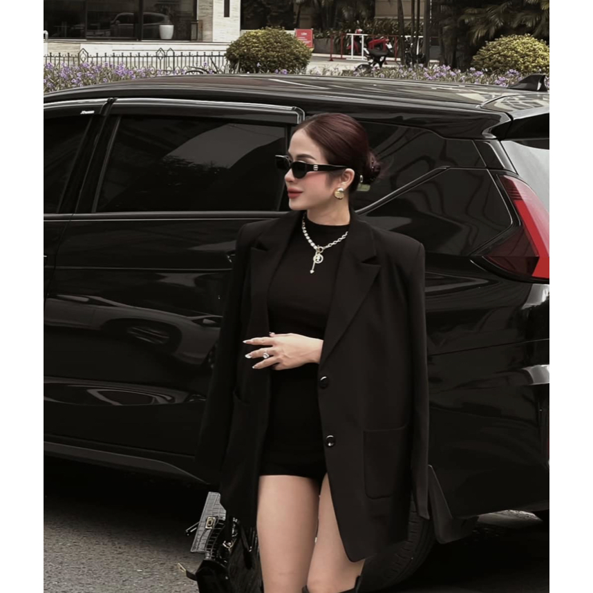 Set jumsuit kèm áo vest 𝐀𝐒𝐇𝐘𝐋𝐄𝐘 sang chảnh