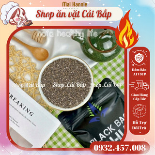 Hạt chia úc organic chia seeds túi đen black bag ăn kiêng giảm cân hàng chuẩn đẹp -chia đen 500g