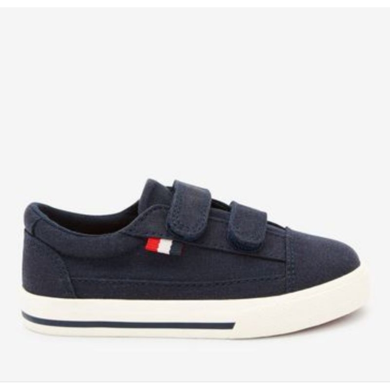 Giày Bata vải màu xanh hàng VNXK cho bé