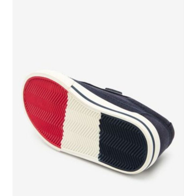 Giày Bata vải màu xanh hàng VNXK cho bé