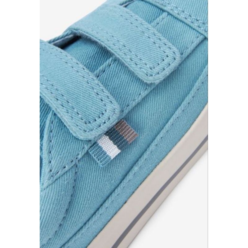 Giày Bata vải màu xanh hàng VNXK cho bé