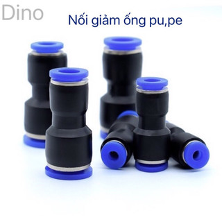 Nối nhanh giảm ống pu,pe đầy đủ kích thước