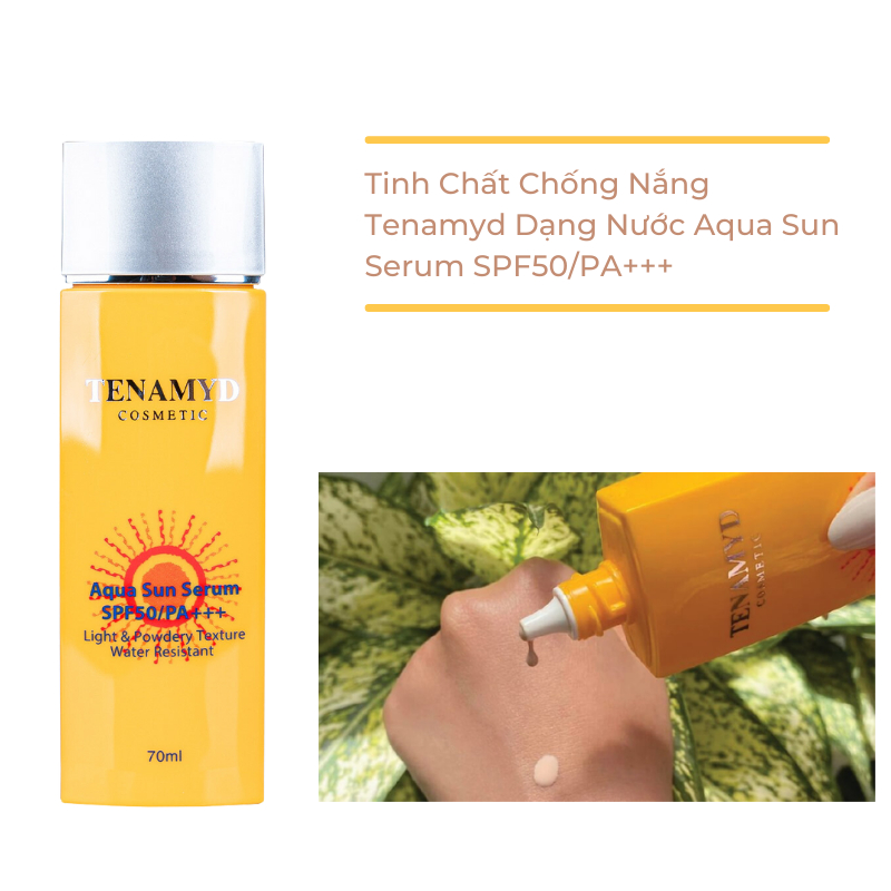 Tinh chất chống nắng dạng nước Tenamyd Aqua Sun Serum SPF50/PA+++ 70m