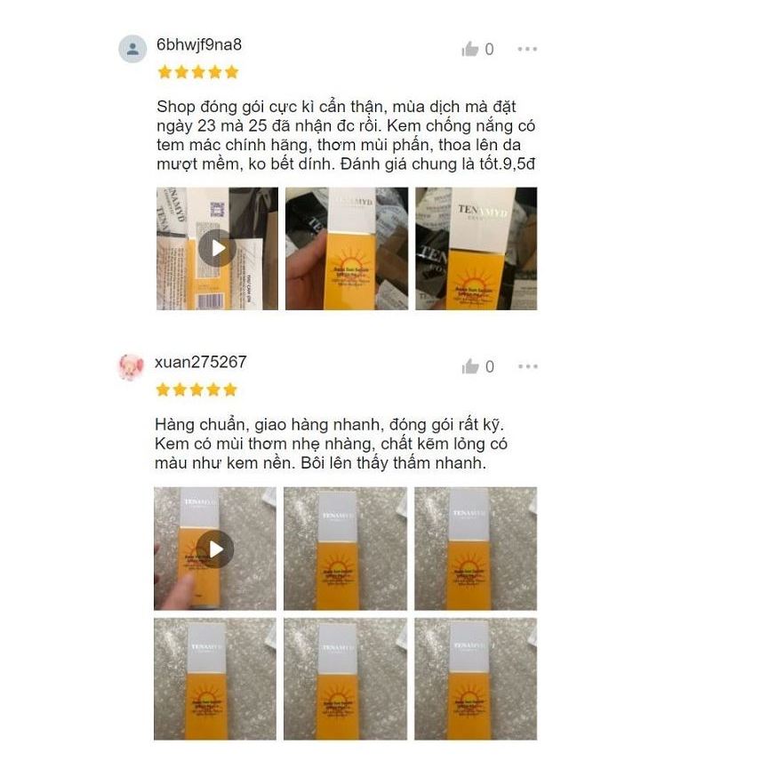 Tinh chất chống nắng dạng nước Tenamyd Aqua Sun Serum SPF50/PA+++ 70m