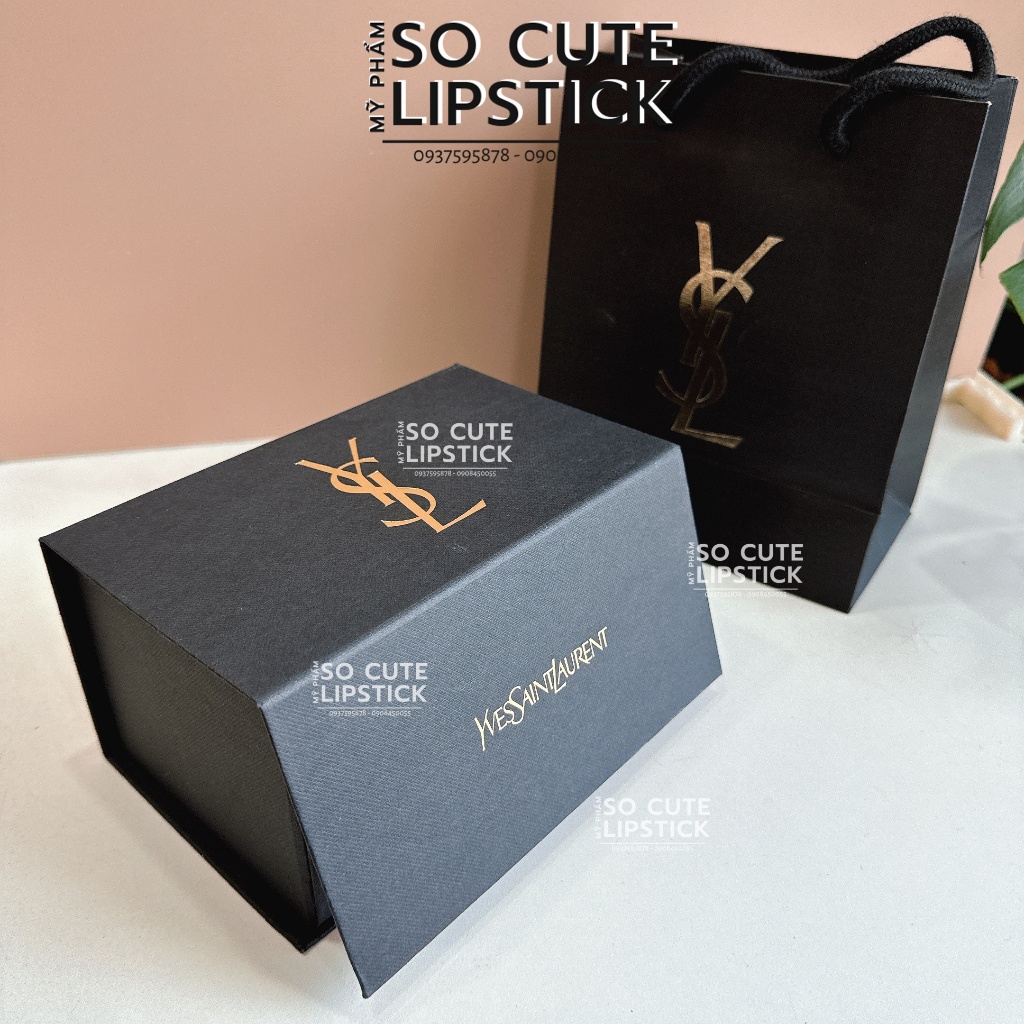 Hộp Quà Tặng Y S L Đen 18x11x9.5cm
