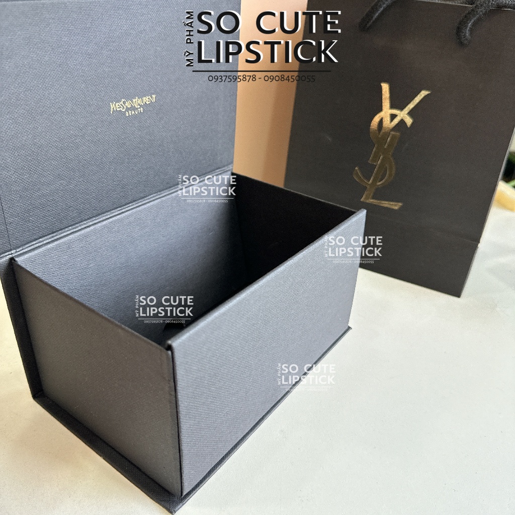 Hộp Quà Tặng Y S L Đen 18x11x9.5cm