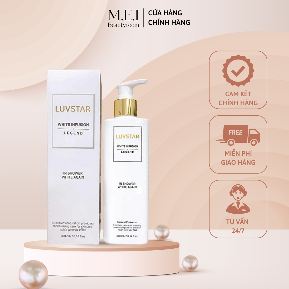 Sữa Tắm Truyền Trắng LuvStar Body Tone Up Cream 300ml