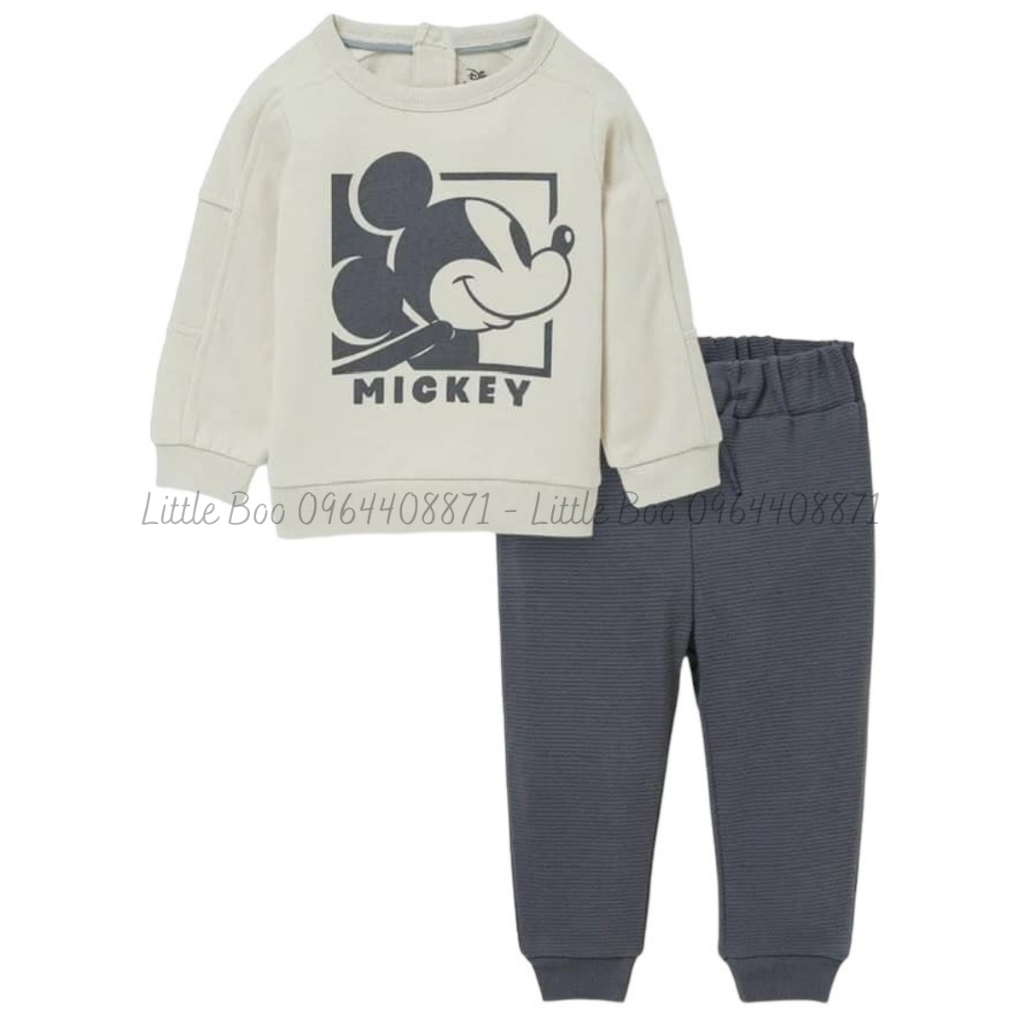 Bộ nỉ mỏng dễ thương C&A cho bé trai, bé gái 2M-36M